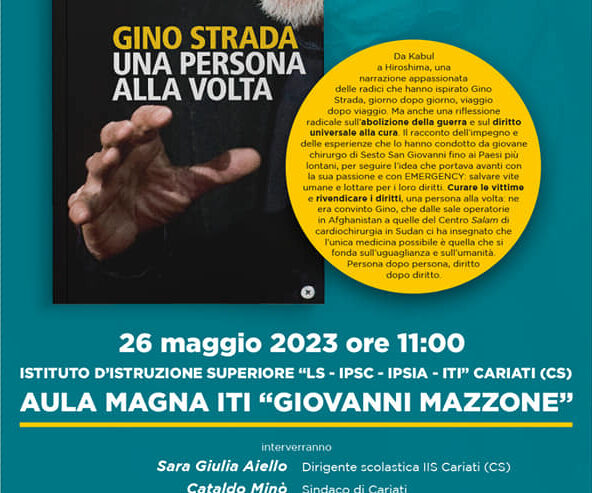 Presentazione libro Gino Strada con Simonetta Gola